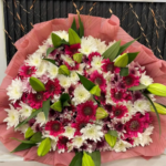Lilies with Mums
