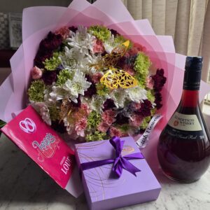 anniversary delight bouquet.anniversary flowers delivery
