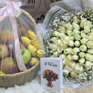 recovery basket.Get well soon flowers delivery in Kileleshwa