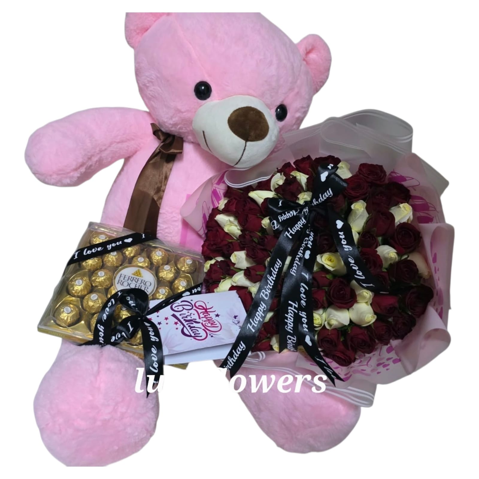 congratulations flowers delovery in parklands. sweet love hamper
